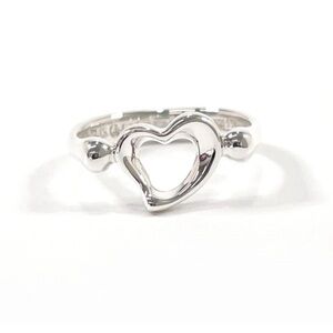 Tiffany & Co. Silver Open Heart Elsa Peretti Ring